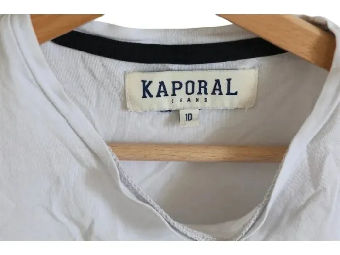 C60 t-shirt blanc Kaporal 10 ans - photo numéro 3