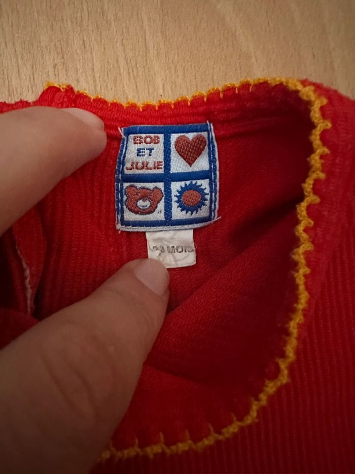 Robe rouge 23m bob et Julie - photo numéro 4