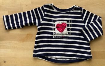 Tee-Shirt épais bébé fille - Week-end à la mer