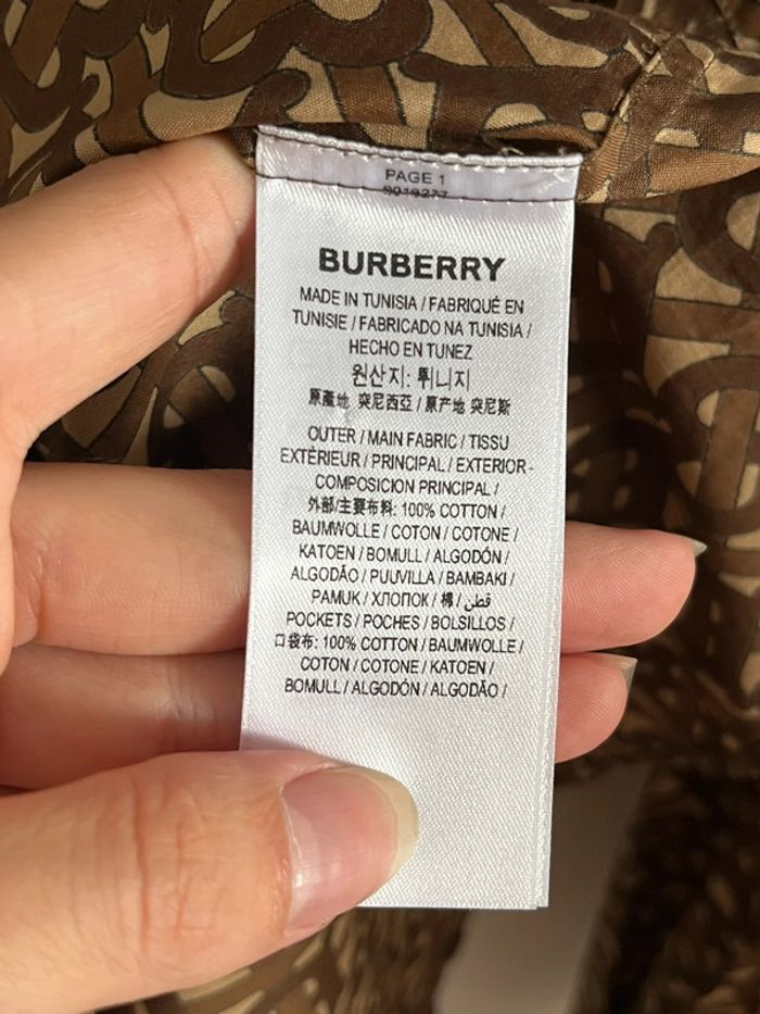 Chemise marron à motifs Burberry - photo numéro 4