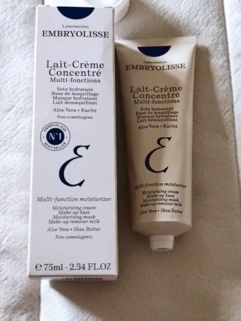 🧴lait crème soin hydratant, base de maquillage, masque hydratant et lait démaquillant