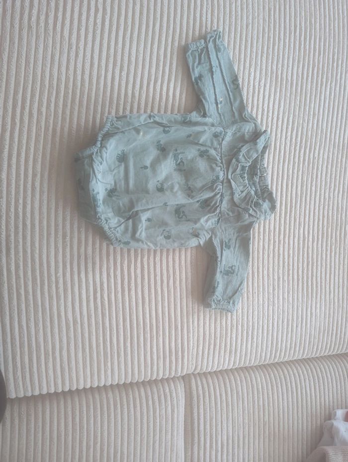 Grenouillère en effet velours