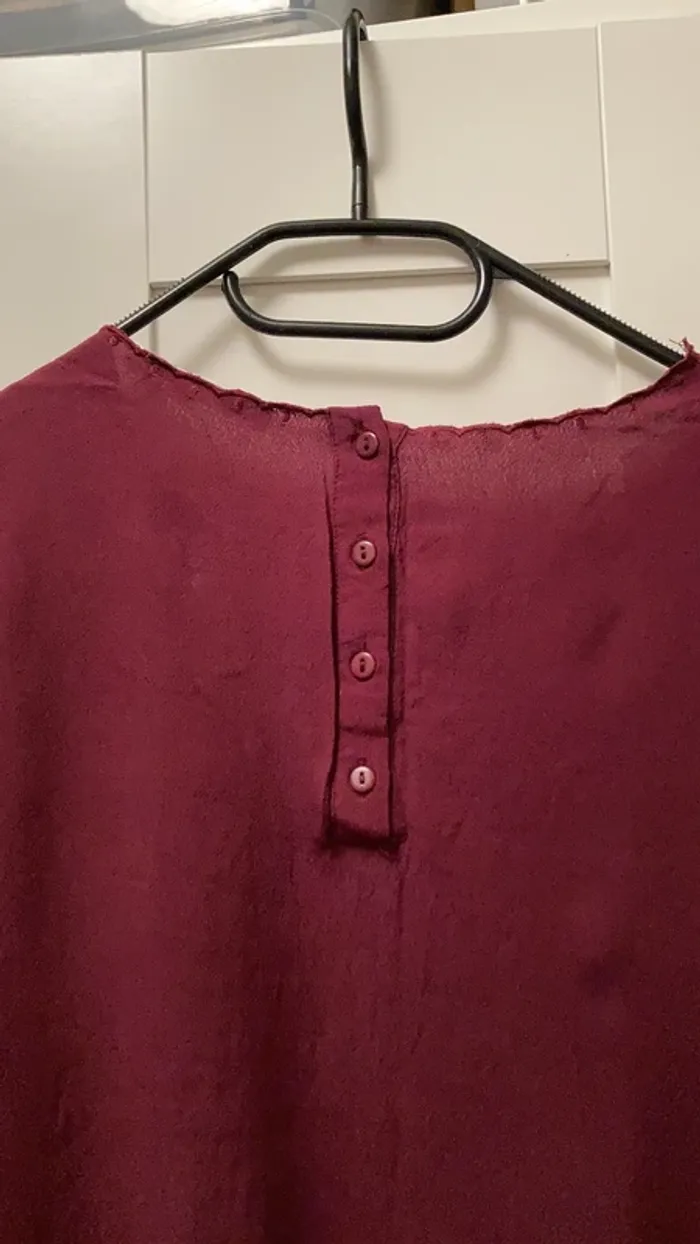 robe ample bordeau - photo numéro 6