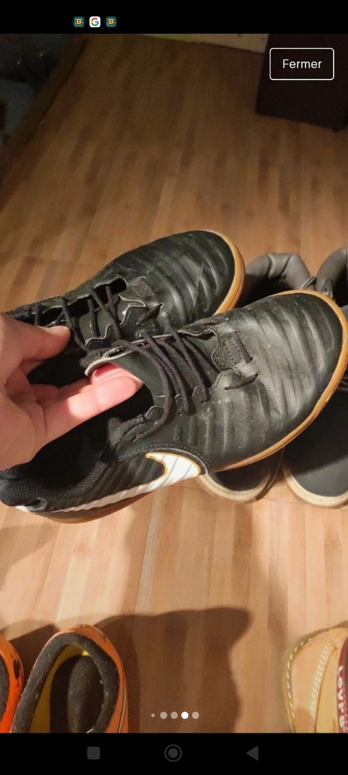 Lot baskets et botts - photo numéro 4