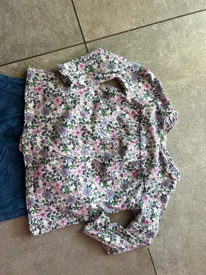 Ensemble haut et pantalon fille Plus 18mois - photo numéro 2