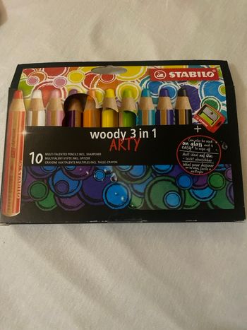 Stabilo woody arty 3 en 1 neuf sous blister 