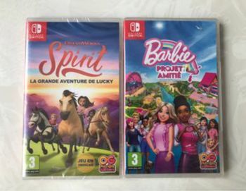 Barbie projet amitié et Spirit la grande aventure de lucky - Nintendo Switch