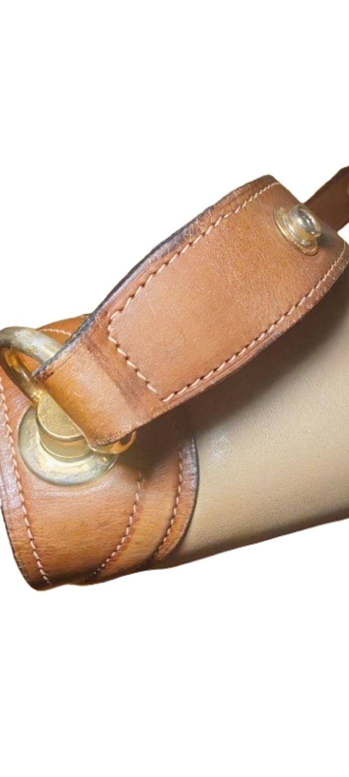 Sac bandoulière vintage Gucci Blondie 1970 – Cuir caramel – Excellent état - photo numéro 5