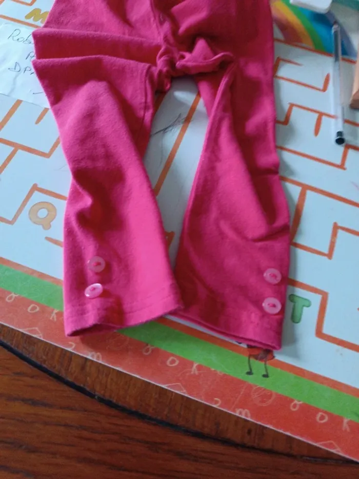 Legging fuchsia 18M - photo numéro 4