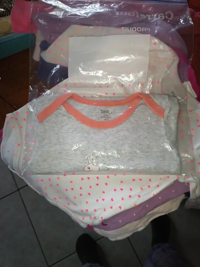 Body gris lapin Tex 18M - photo numéro 5