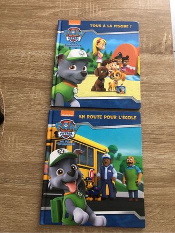 Lot de 2 livres pat patrouille