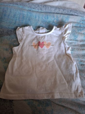 Tee-shirt manche court 6 mois 