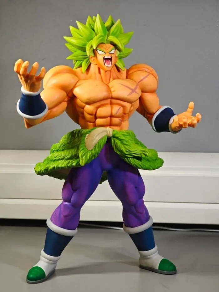 Figurine Dragon Ball Super : Broly SSJ 33cm Bandai King Clustar Ichibankuji avec boite - photo numéro 2