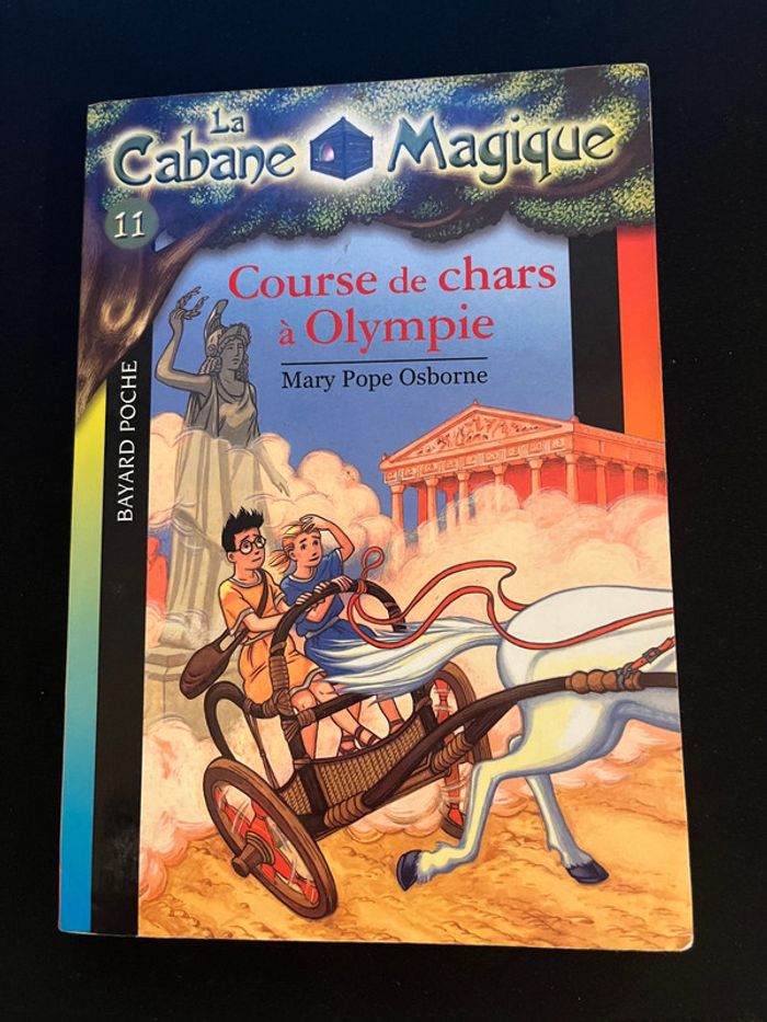 Livre La Cabane Magique - Course de chars à Olympie