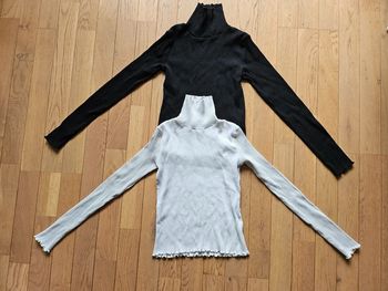 Lot de 2 cols roulés