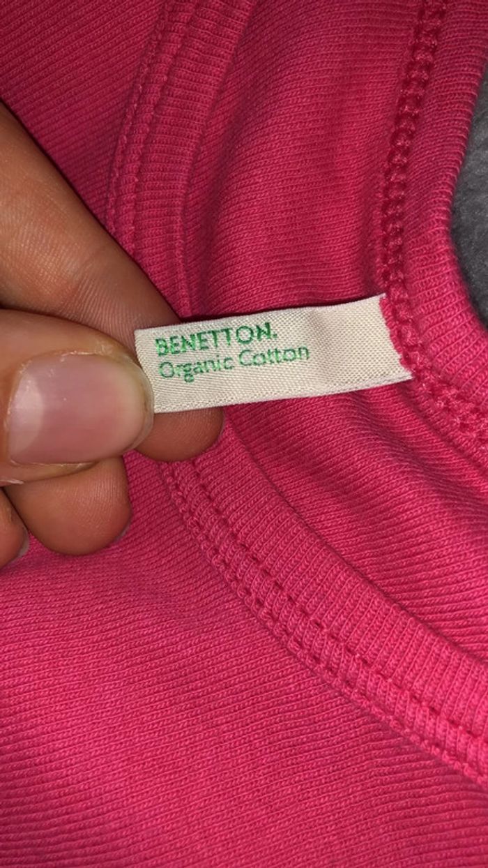 Tee shirt à manche longue bénetton - photo numéro 3