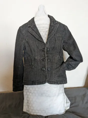 Veste Salt & Pepper sortie de collection - grise effet jean.