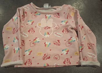 Sweat Minnie Disney fille rose 