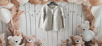 Gilet beige bébé fille 12 mois en Maille douce