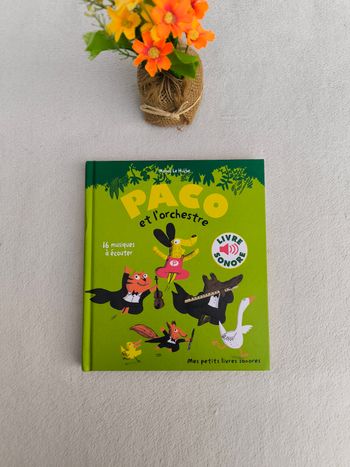 Livre sonore Paco et l'orchestre Gallimard