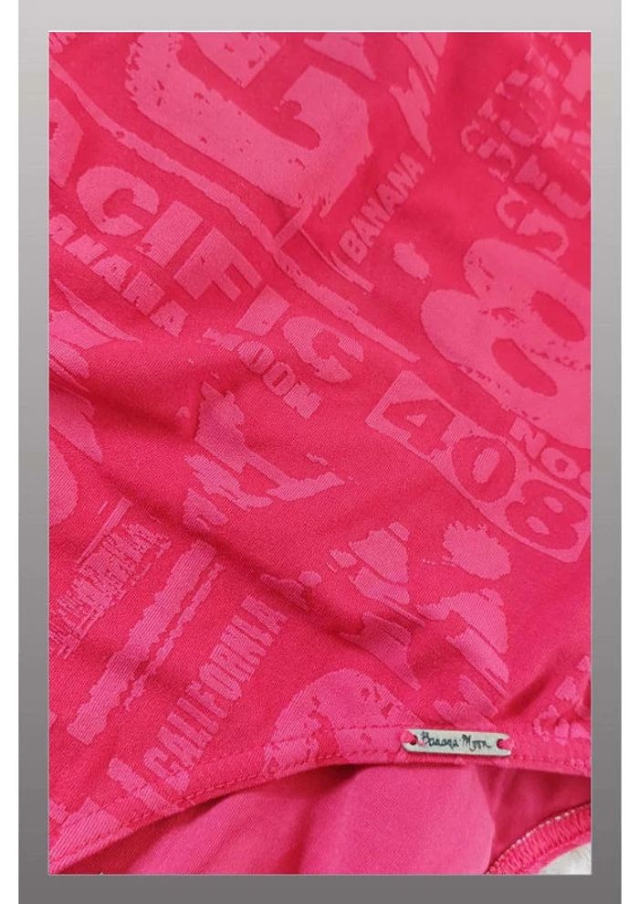 Maillot de bain une pièce rouge avec col à pois - Taille S Banana Moon - photo numéro 4