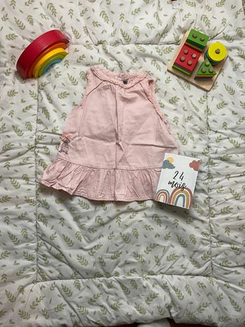 tunique sans manches rose clair sergent major 24 mois