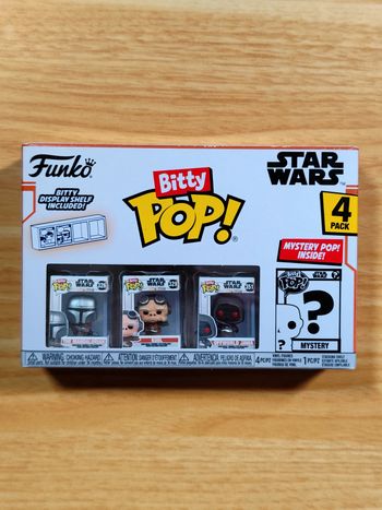 Star Wars : The Mandalorian - Boîte 4 Bitty Pop! (Mando, Kuiil, Jawa & Mystery)