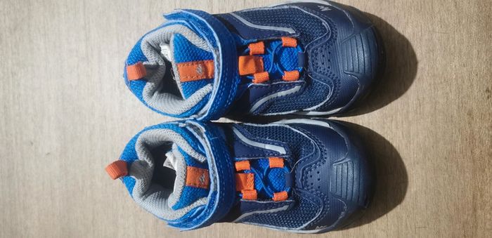 👟 🌼 chaussures mixtes enfant Quechua Crossrock T24 rando, sport, école 💙🍊 - photo numéro 4