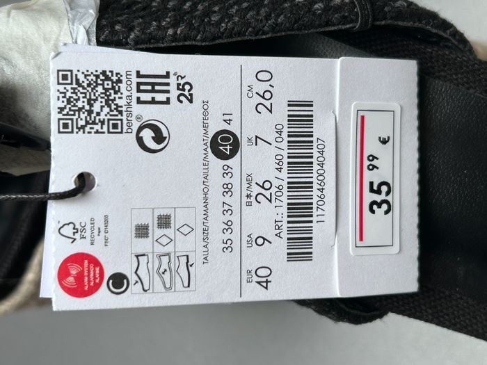 Sandales noires compensées à talons Bershka - Pointure 40 - photo numéro 10