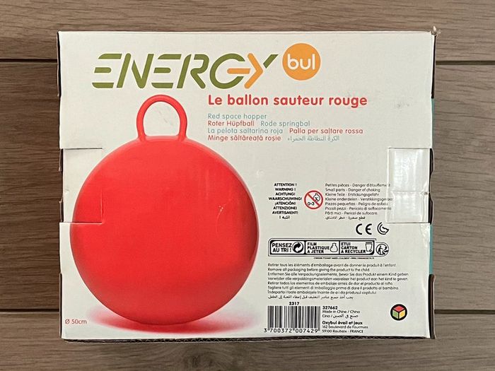 Ballon sauteur Energy bul 50 cm  Oxybul 5+ - photo numéro 2