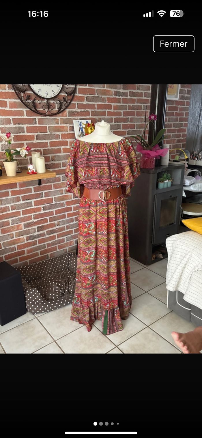 Robe longue bohème taille 2