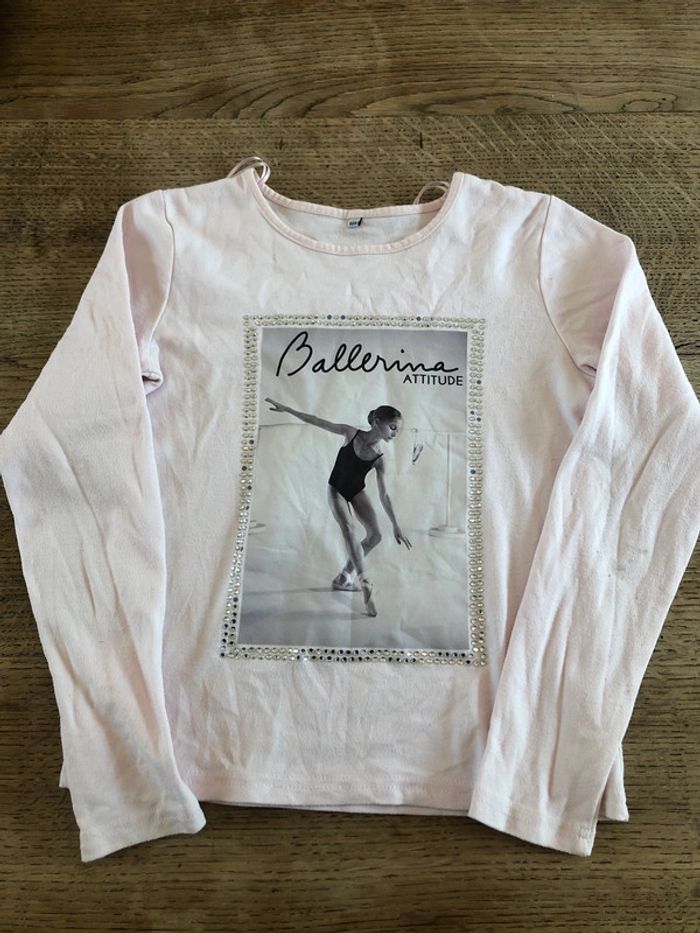T-shirt manches longues danseuse
