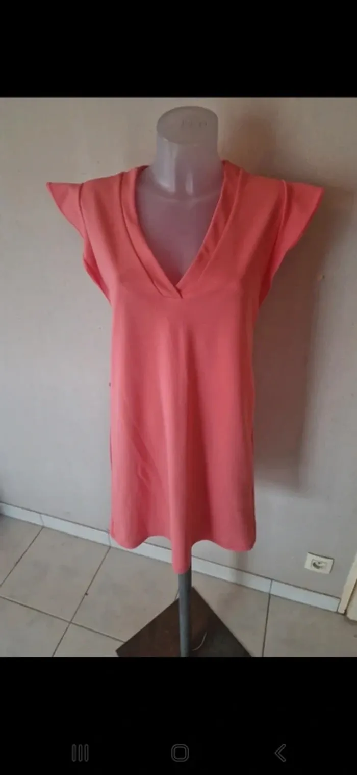 Belle robe été purple's corail taille m - photo numéro 2