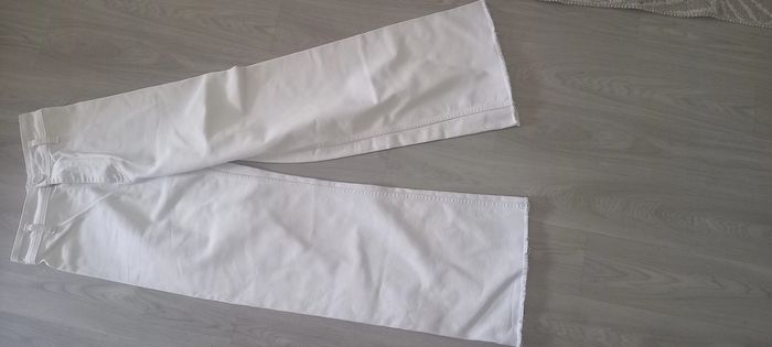 Pantalon zara petit 34 blanc - photo numéro 2