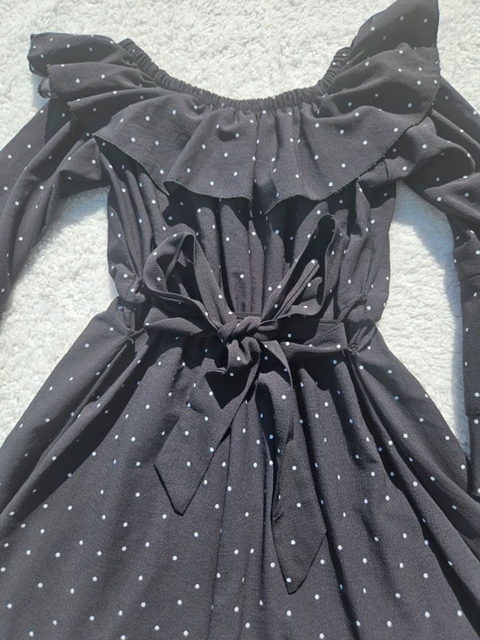 Combishort Noir à pois Blanc - photo numéro 6