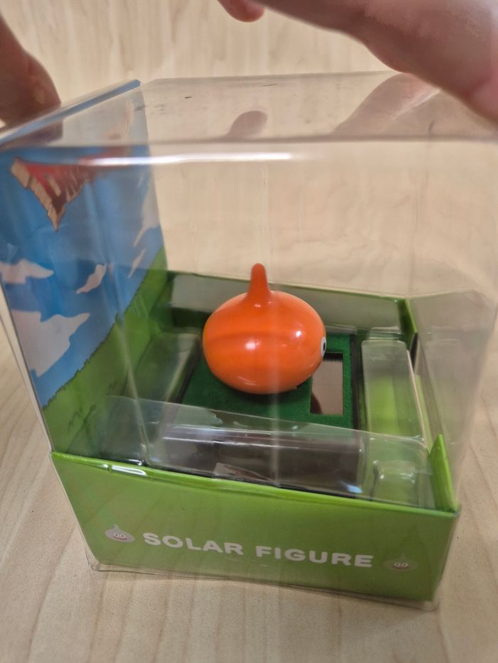 Figurine solaire Dragon Quest Slime orange - photo numéro 5