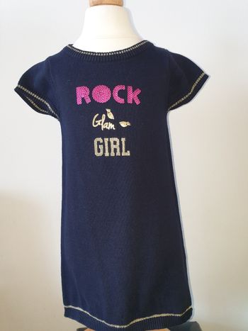 Robe pull bleu marine NEUVE  3 ans Orchestra