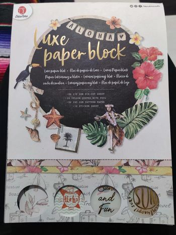 Luxe paper block