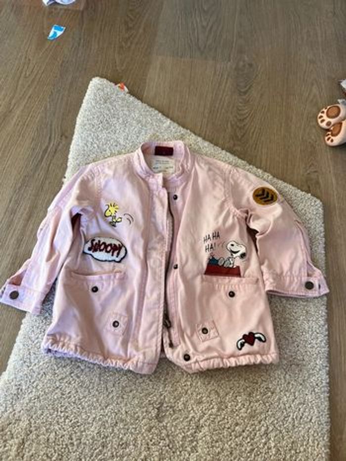 Veste en jean Snoopy