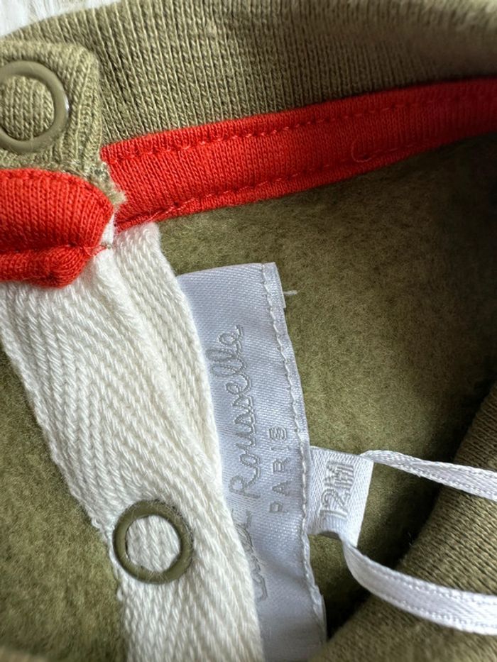 Pull kaki cadet Rousselle taille 12 mois - photo numéro 3