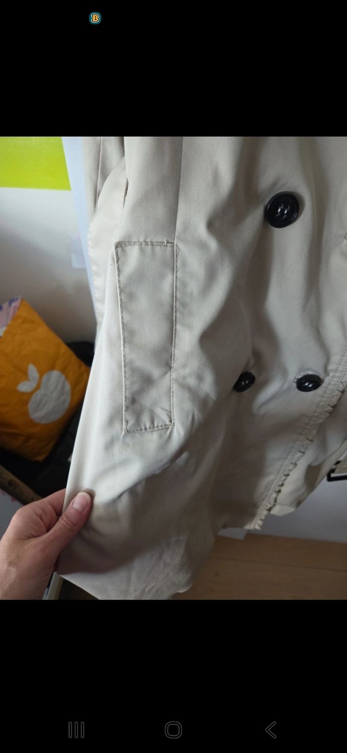 Trench beige h&m 42 - photo numéro 4