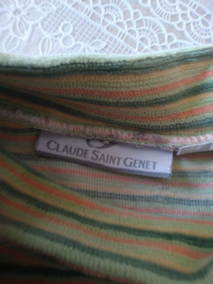 Sous-pull velours vert mixte 24 mois - photo numéro 4