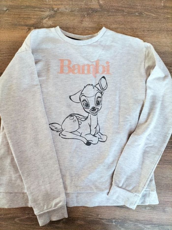 Sweat fille Disney Bambie taille 10 ans