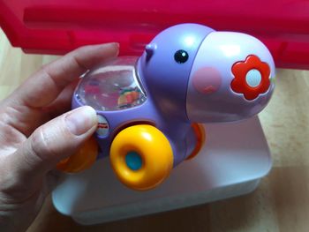 Hippopotame à roulettes fisher price