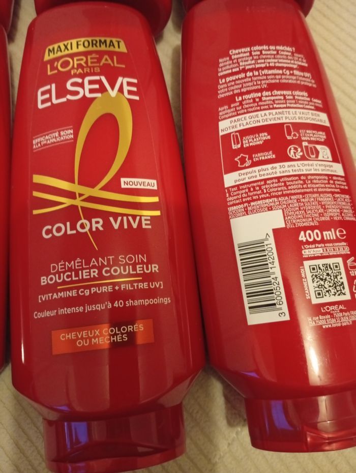 Lot de 3 shampoings + 3 démêlants elseve à 30€ Avec le code
CHOCOLAT30
Le lot passe à 21€ - photo numéro 3