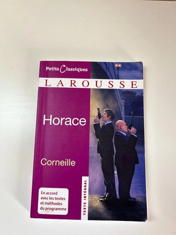 Livre horace corneille