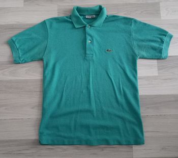 Polo homme vert vintage Lacoste taille M