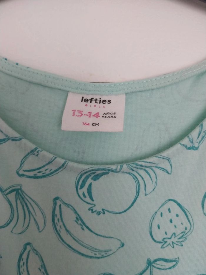 Ŕobe en coton verte T12/13 ans - photo numéro 2