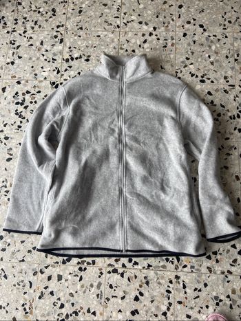 Gilet polaire gris clair