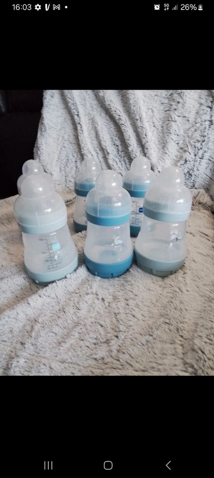 6 biberons 160 ml. MAM - photo numéro 2
